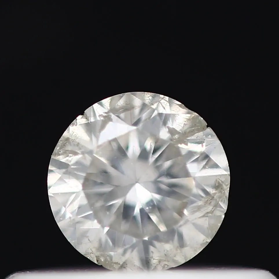 0.22 Carat White Round Shape Brilliant Cut Natural Loose Diamond